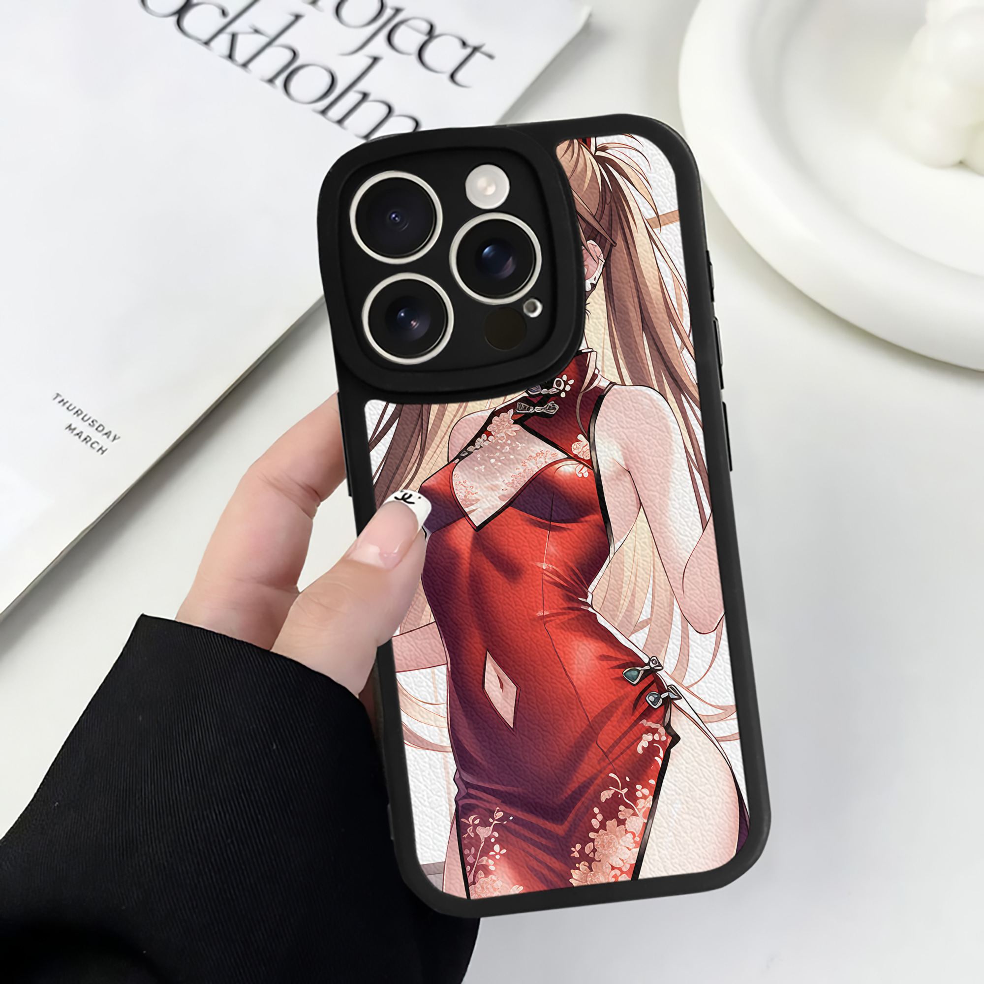 （画像用） EVA 新世紀エヴァンゲリオン 【iPhone 16シリーズ対応】シリコンスマホケース（レザー調） 材質：シリコン